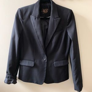 Classic black single breast sport jacket - Mango!
